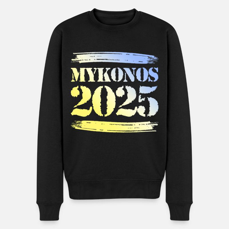 Mykonos 2025 - Pull Premium bio Homme - noir