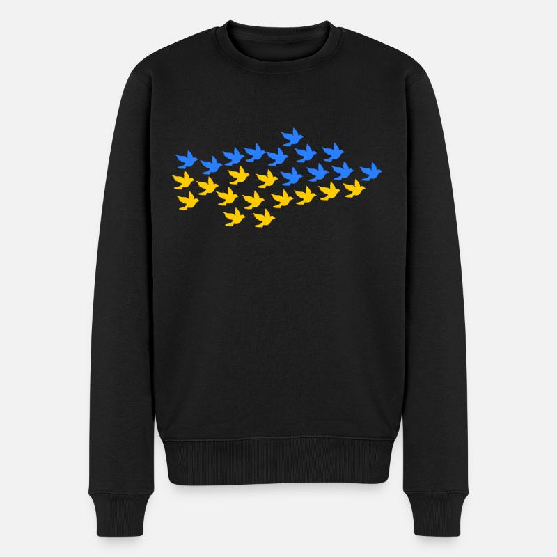 Ukraine - Pull Premium bio Homme - noir