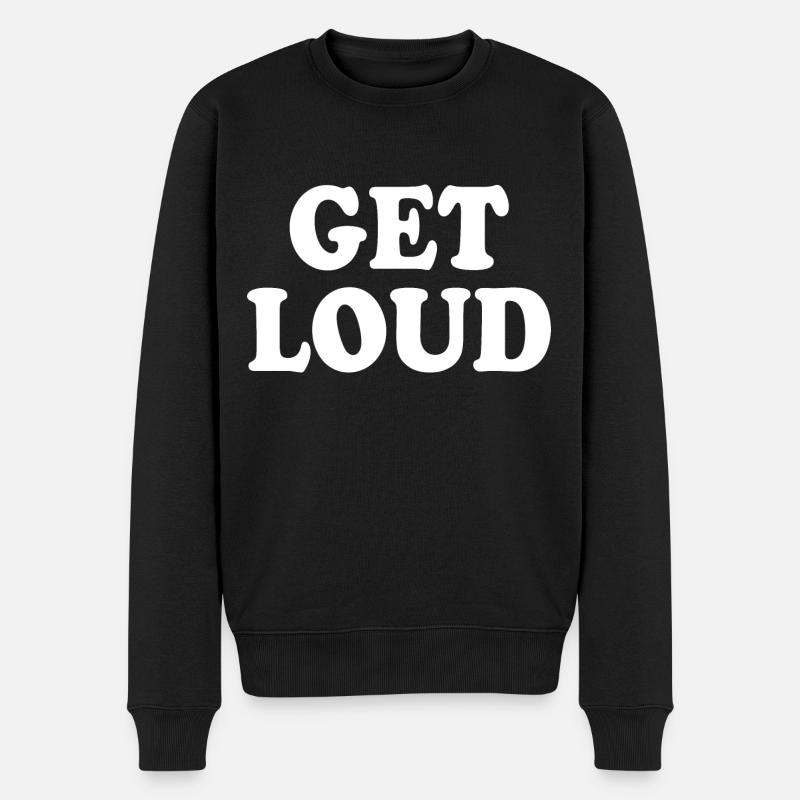 Get loud - Pull Premium bio Homme - noir