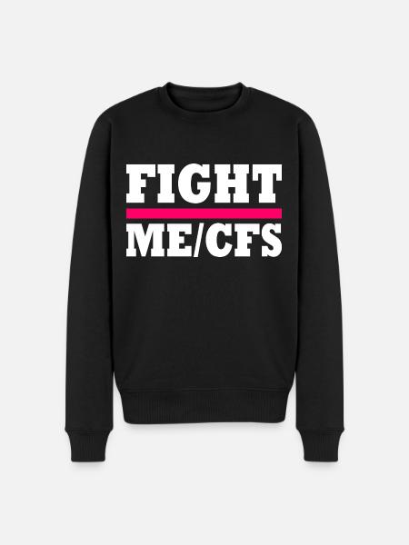 Me/cfs - fight me/cfs - Men's Premium Organic Jumper - black