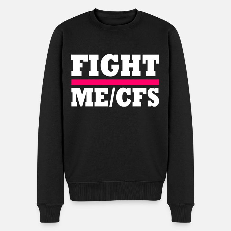Me/cfs - fight me/cfs - Pull Premium bio Homme - noir