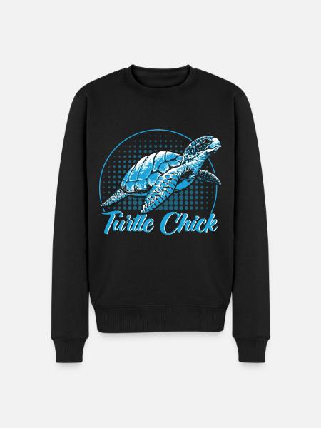 Turtle Lovers Sea Turtles Shieldkr - Men's Premium Organic Jumper - black