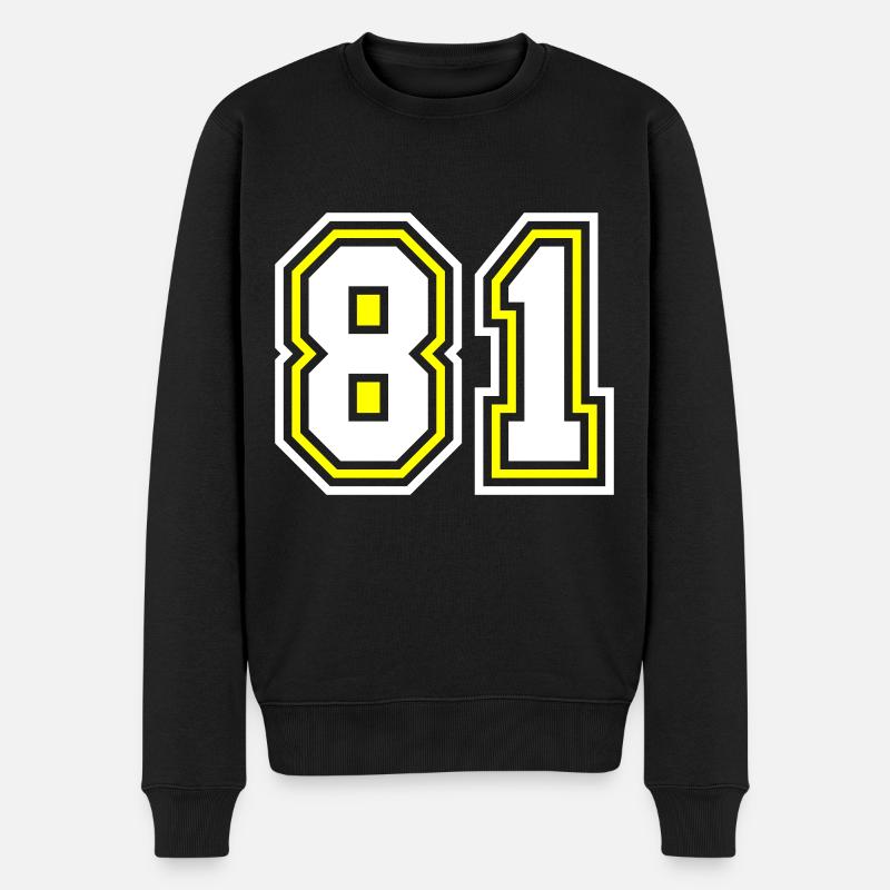 Symbole numérique 81 - Pull Premium bio Homme - noir