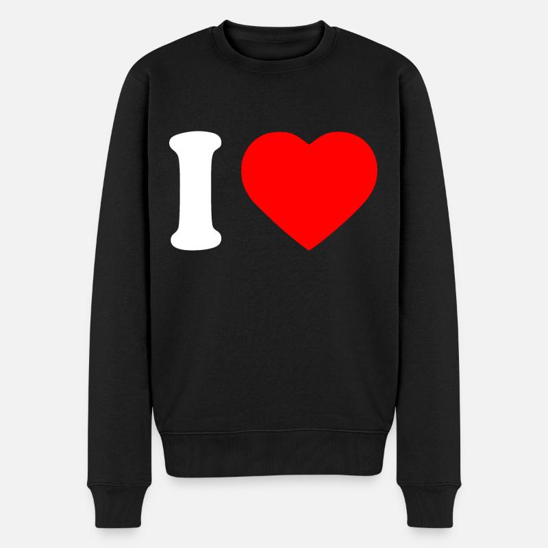 J’adore - Pull Premium bio Homme - noir