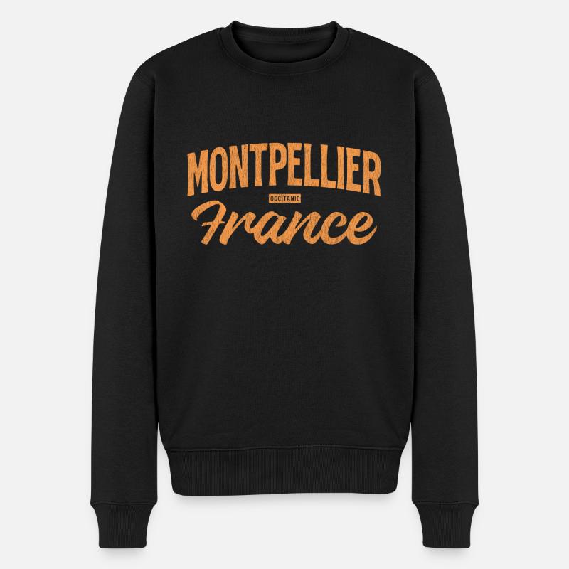 Montpellier - Pull Premium bio Homme - noir
