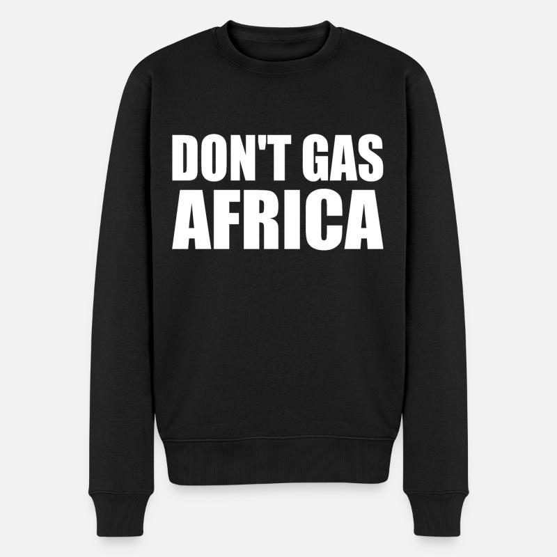 don't gas africa - Pull Premium bio Homme - noir