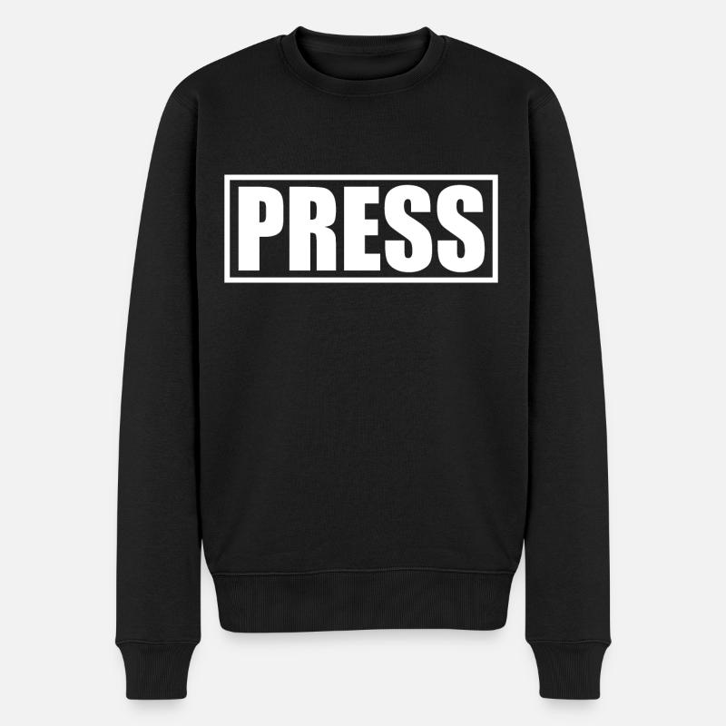 Press - Pull Premium bio Homme - noir