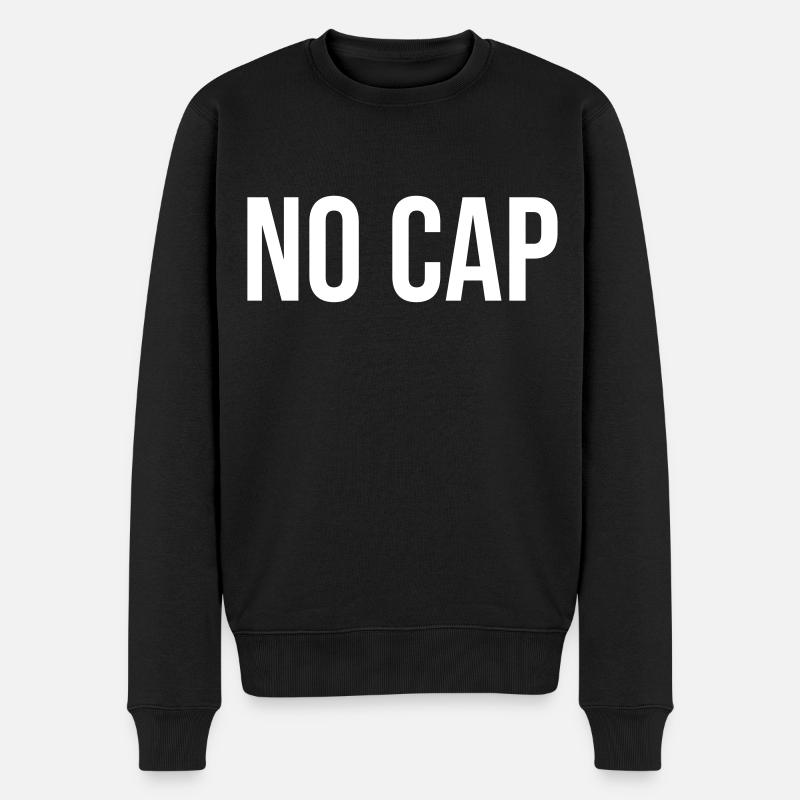 No Cap - Pull Premium bio Homme - noir