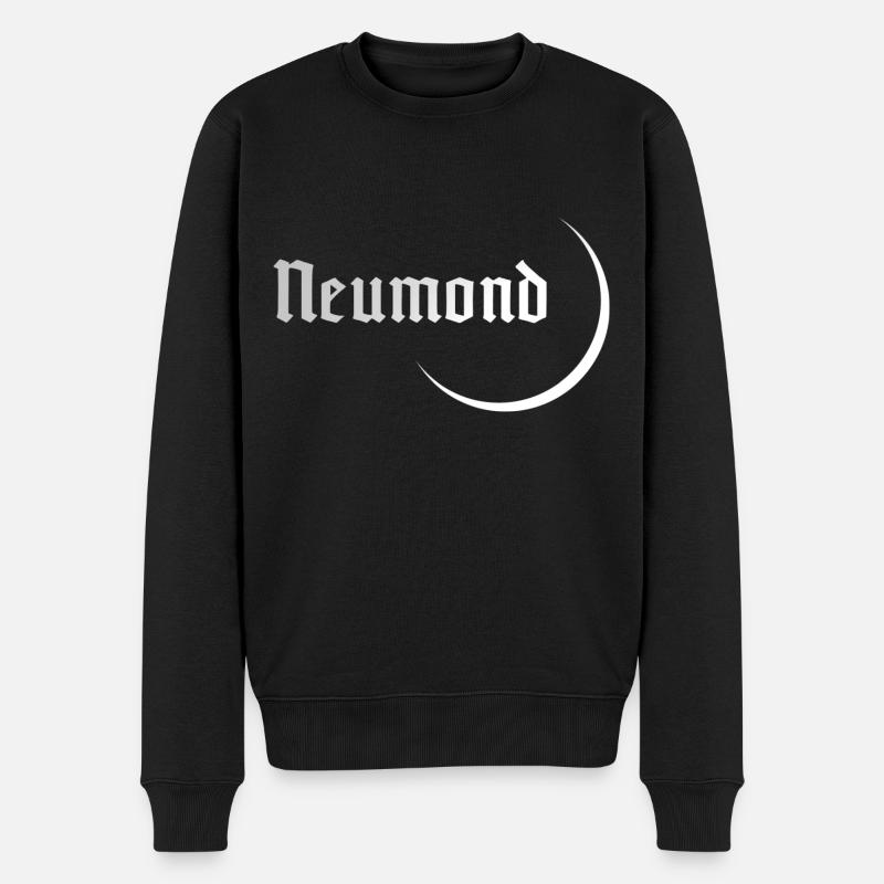 Neumond - Männer Premium Bio Pullover - Schwarz