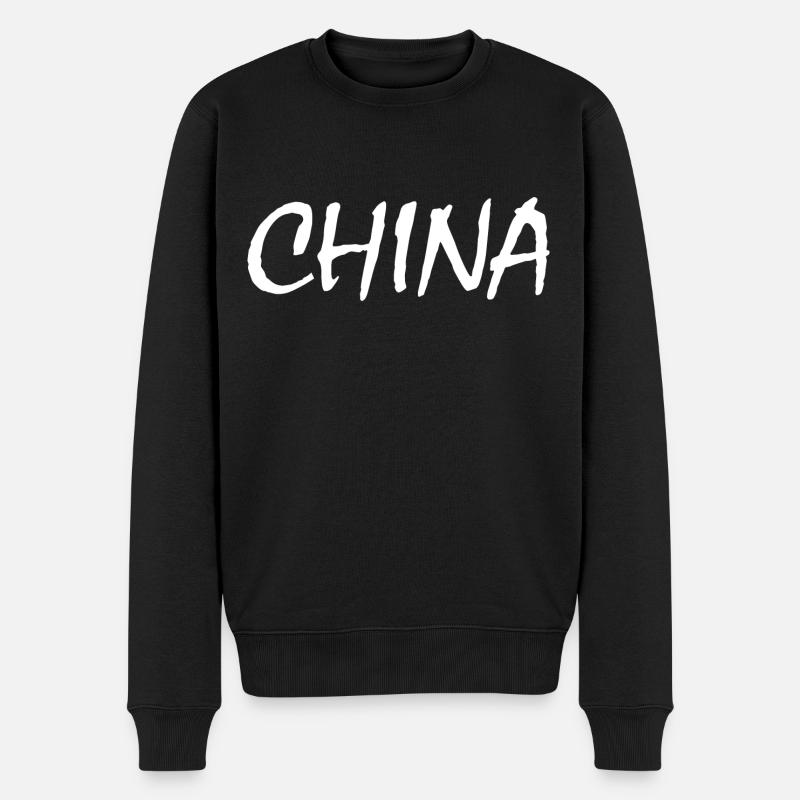 China - Pull Premium bio Homme - noir