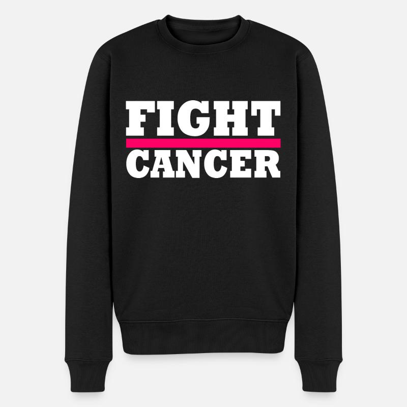 Fight cancer - Pull Premium bio Homme - noir