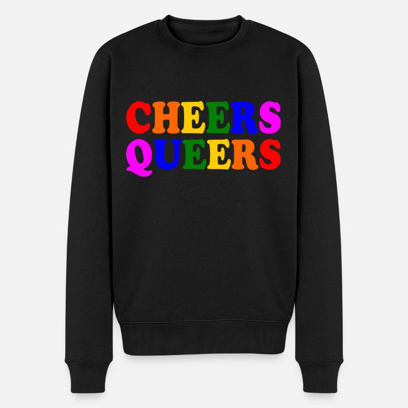 Cheers queers - Pull Premium bio Homme - noir