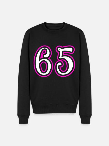 Numéro 65 - Pull Premium bio Homme - noir