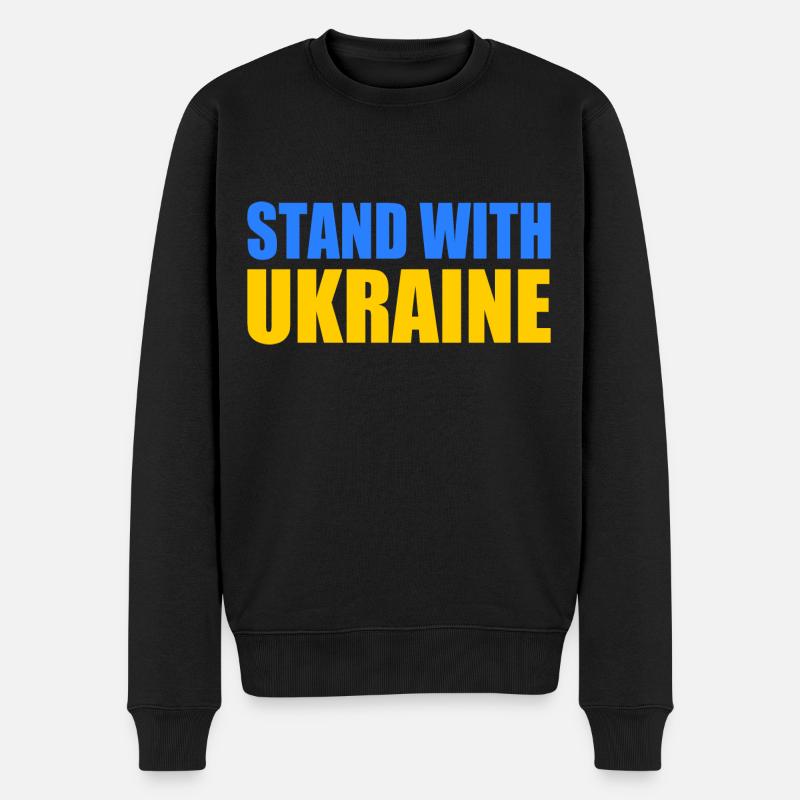 stand with ukraine - Pull Premium bio Homme - noir
