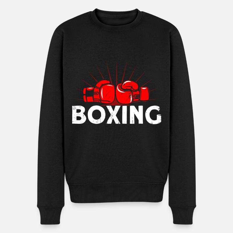 Boxing Boxes Cadeau - Pull Premium bio Homme - noir