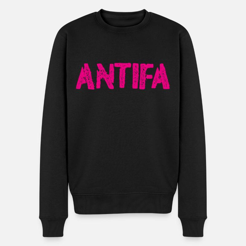 Les antifas - Pull Premium bio Homme - noir