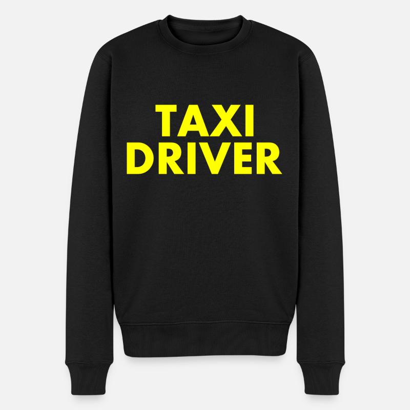 Taxi driver - Pull Premium bio Homme - noir