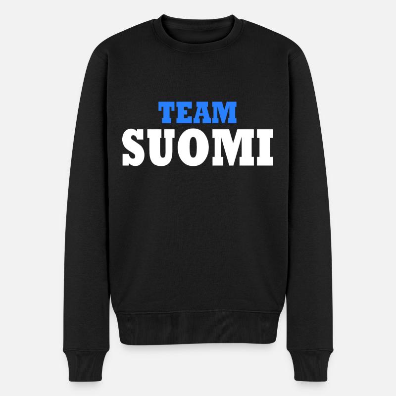 Team suomi - Pull Premium bio Homme - noir