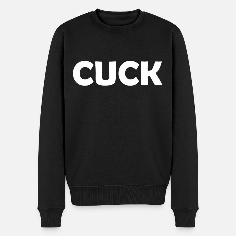 Cuck - Männer Premium Bio Pullover - Schwarz