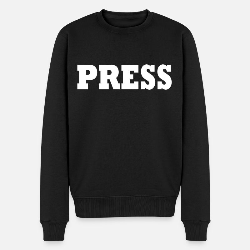 Press - Pull Premium bio Homme - noir