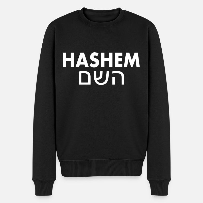 Hashem השם - Pull Premium bio Homme - noir