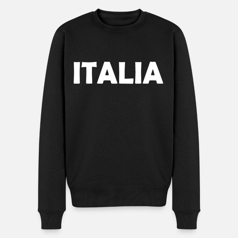 Italia - Pull Premium bio Homme - noir