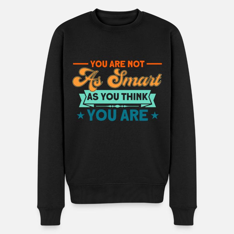 Ironie Humour Noir Cadeau Sarcastique - Pull Premium bio Homme - noir