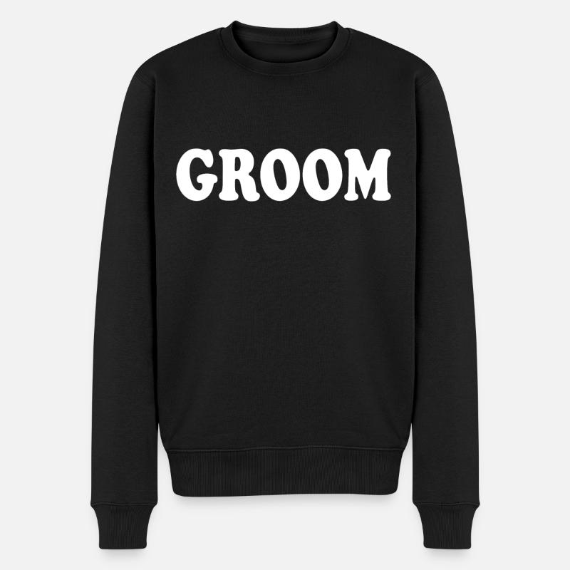 Groom - Pull Premium bio Homme - noir