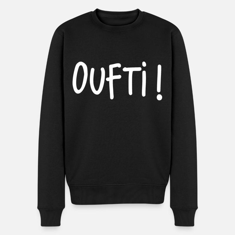Oufti ! - Pull Premium bio Homme - noir