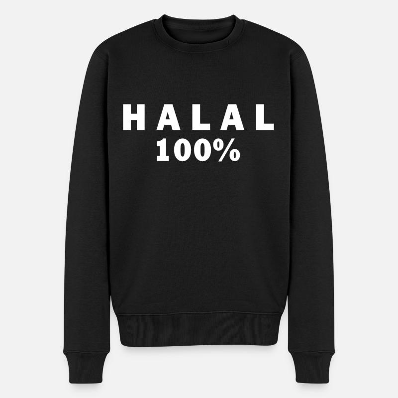 Halal حلال - Männer Premium Bio Pullover - Schwarz