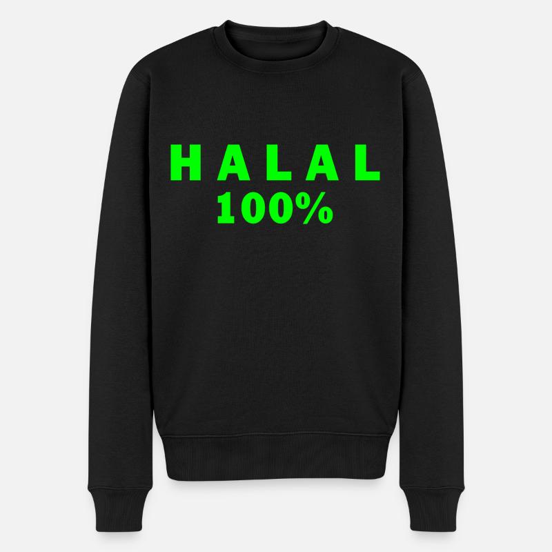 Halal - Männer Premium Bio Pullover - Schwarz