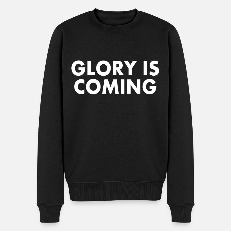 Glory is coming - Pull Premium bio Homme - noir
