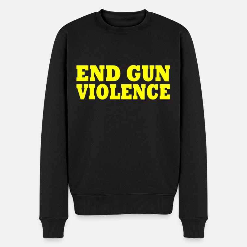 End gun violence - Pull Premium bio Homme - noir