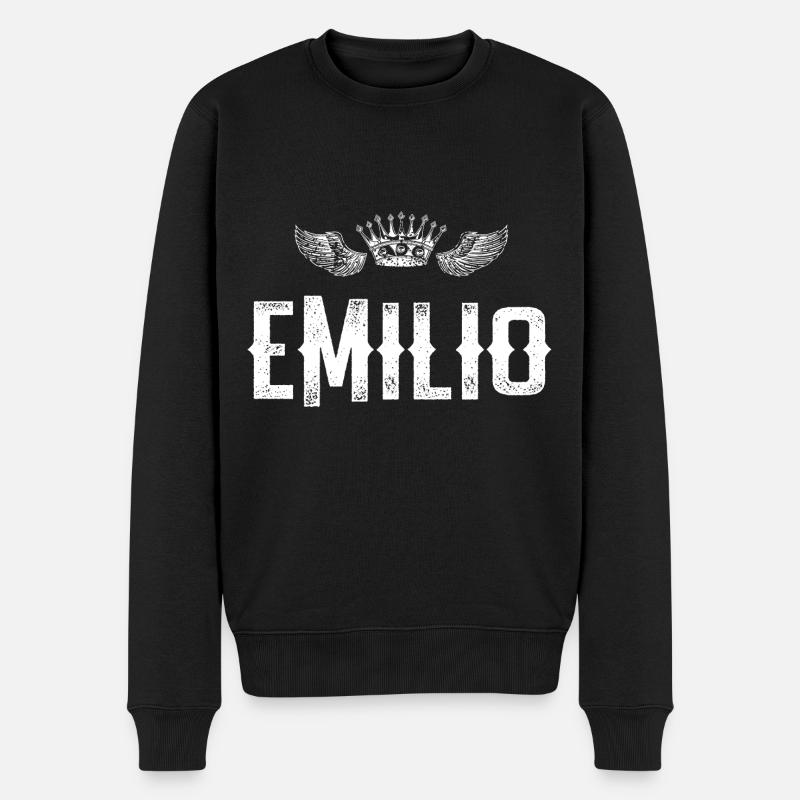 Emilio - Pull Premium bio Homme - noir