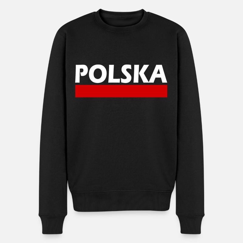 Polska - Pull Premium bio Homme - noir