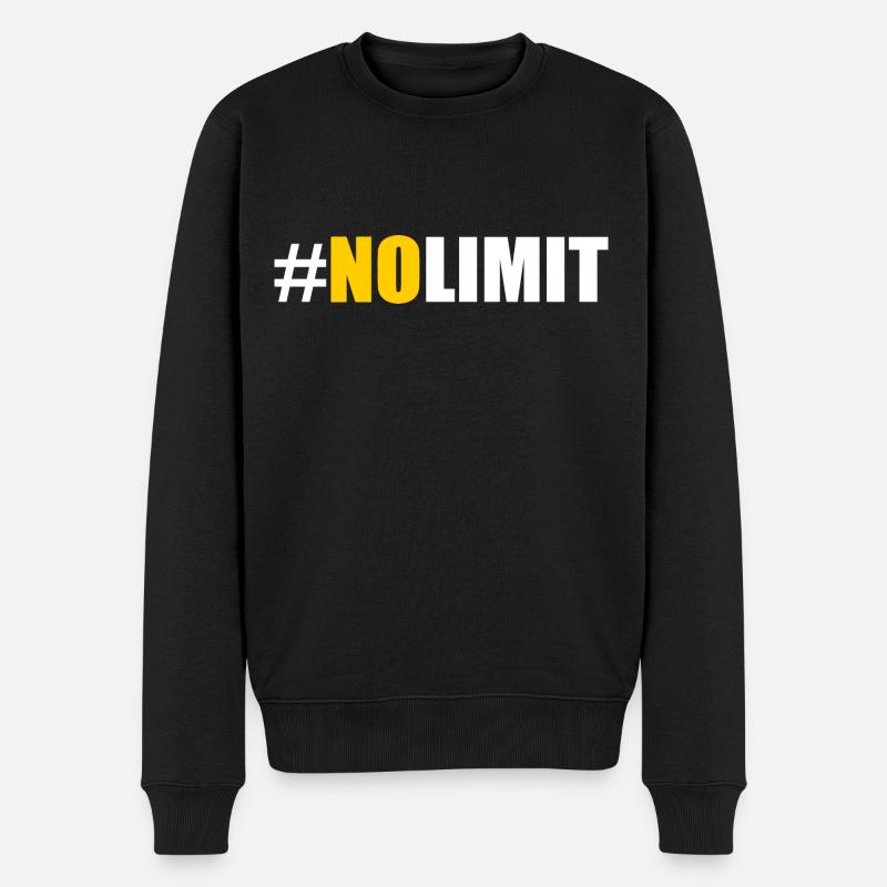 No limit - Pull Premium bio Homme - noir