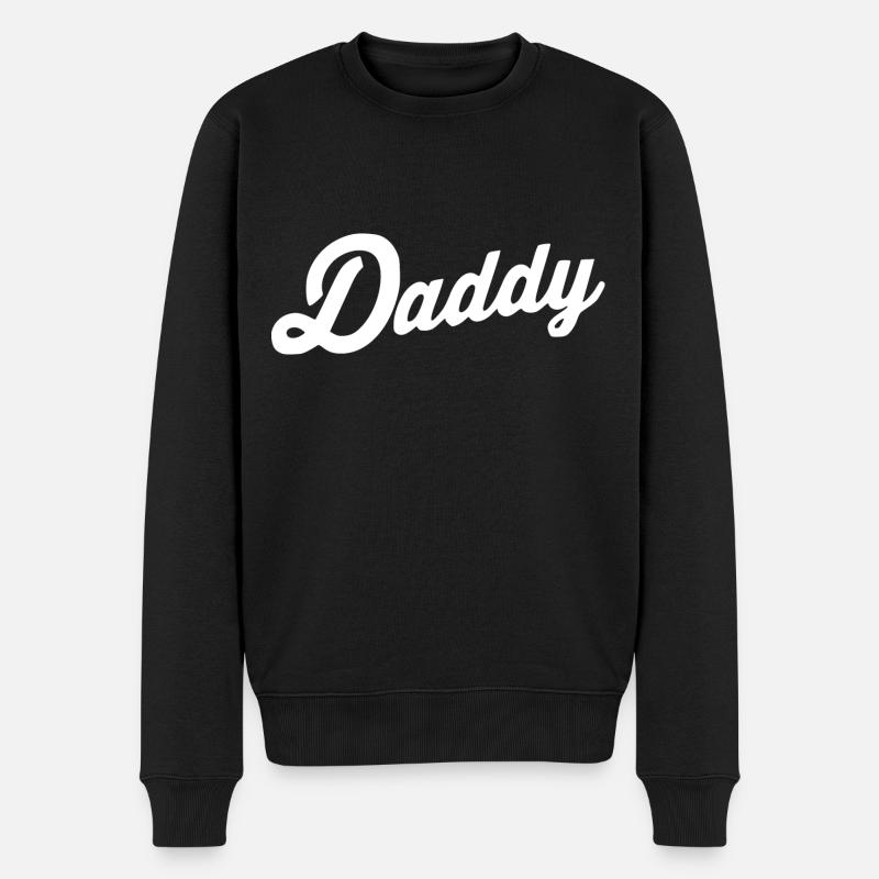 Daddy - Pull Premium bio Homme - noir
