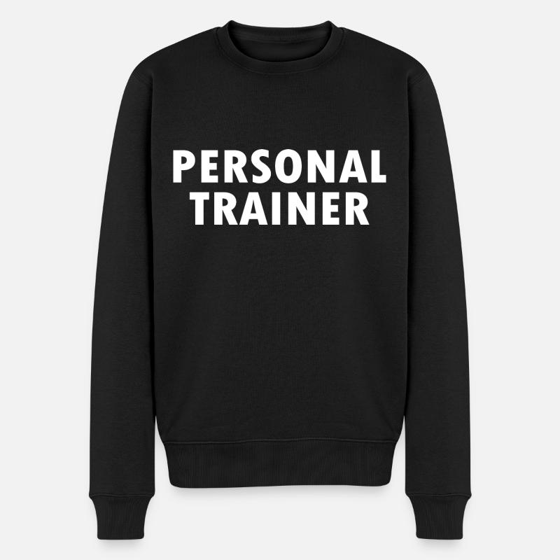 Personal trainer - Pull Premium bio Homme - noir