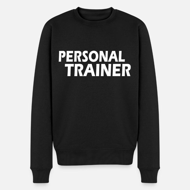 Personal trainer - Männer Premium Bio Pullover - Schwarz