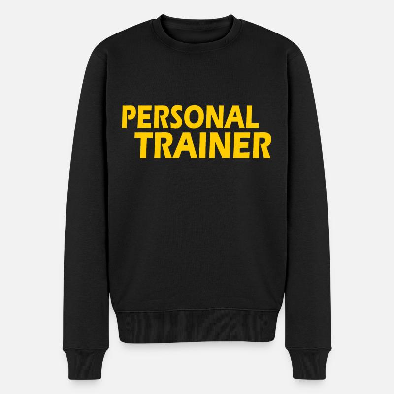 Personal trainer - Männer Premium Bio Pullover - Schwarz