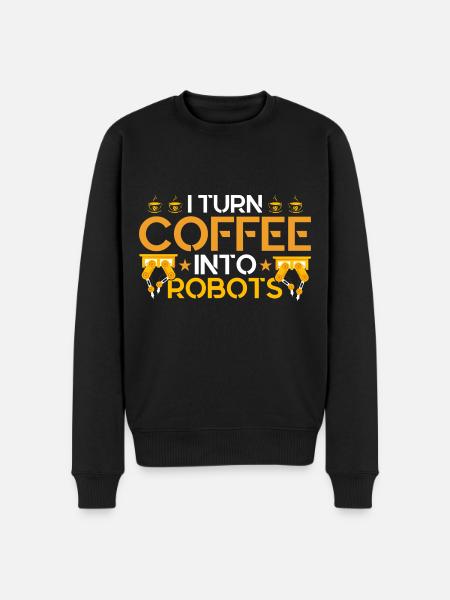 Engineer Teacher Robotics Technology Gift - Men's Premium Organic Jumper - black