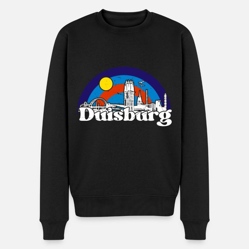Duisburg City Industry Coal Ruhrpott - Pull Premium bio Homme - noir