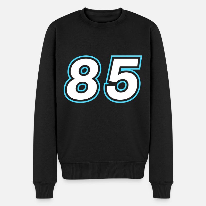 85 nombre symbole - Pull Premium bio Homme - noir