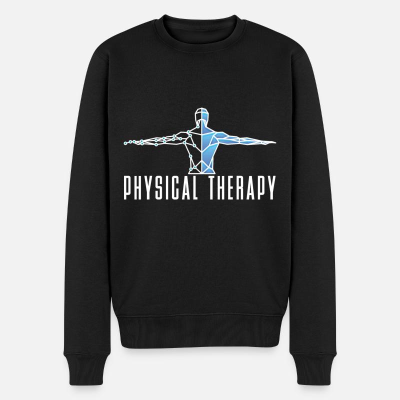 Physio Praxis Physiotherapie - Männer Premium Bio Pullover - Schwarz