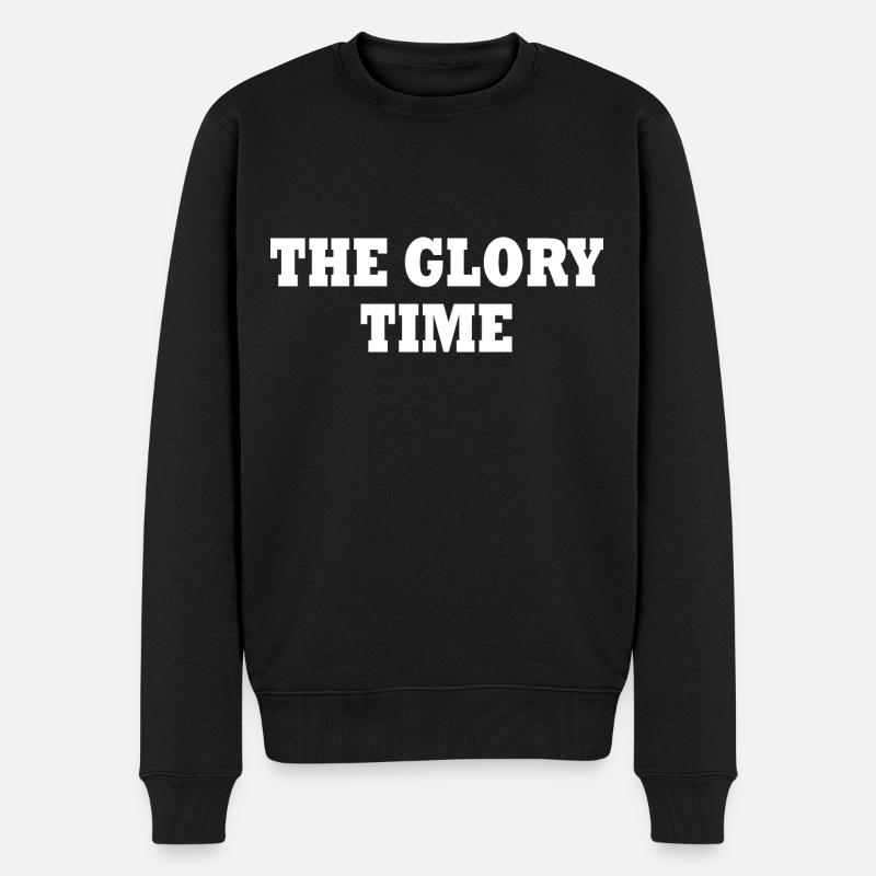 The glory time - Pull Premium bio Homme - noir