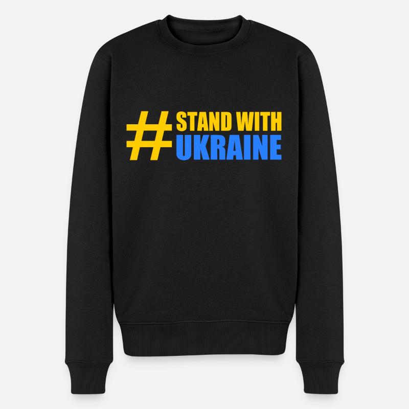 stand with ukraine - Pull Premium bio Homme - noir
