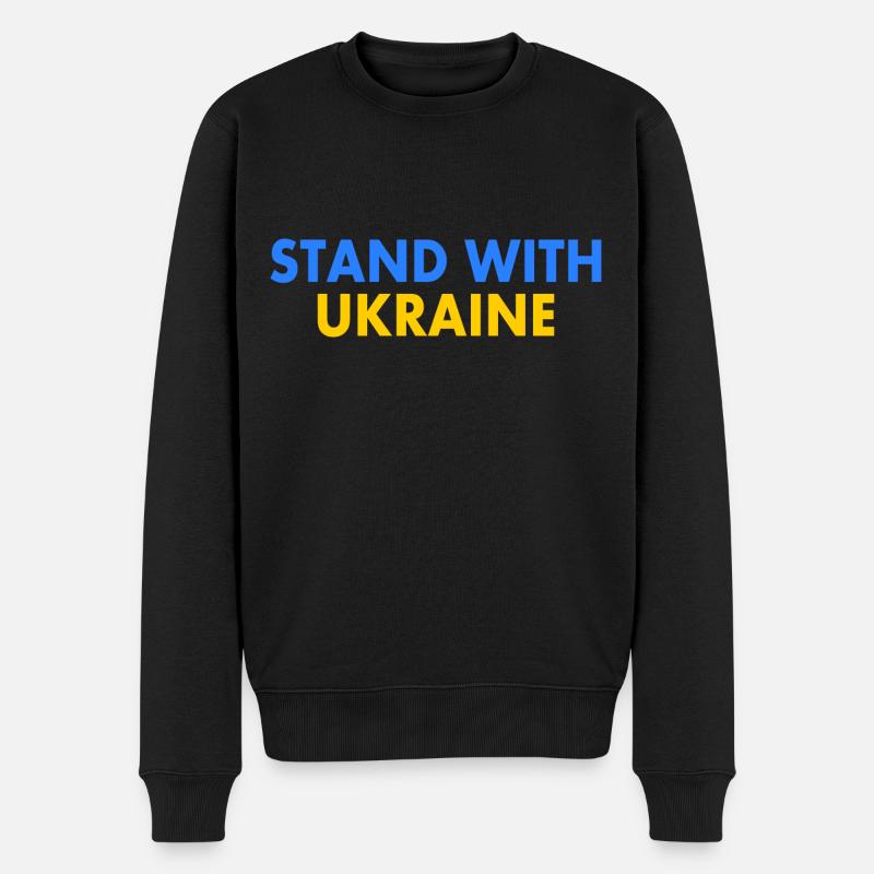 stand with ukraine - Pull Premium bio Homme - noir