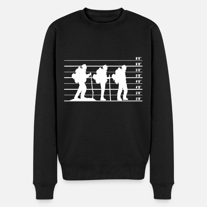 Randonneurs - (3) - Pull Premium bio Homme - noir