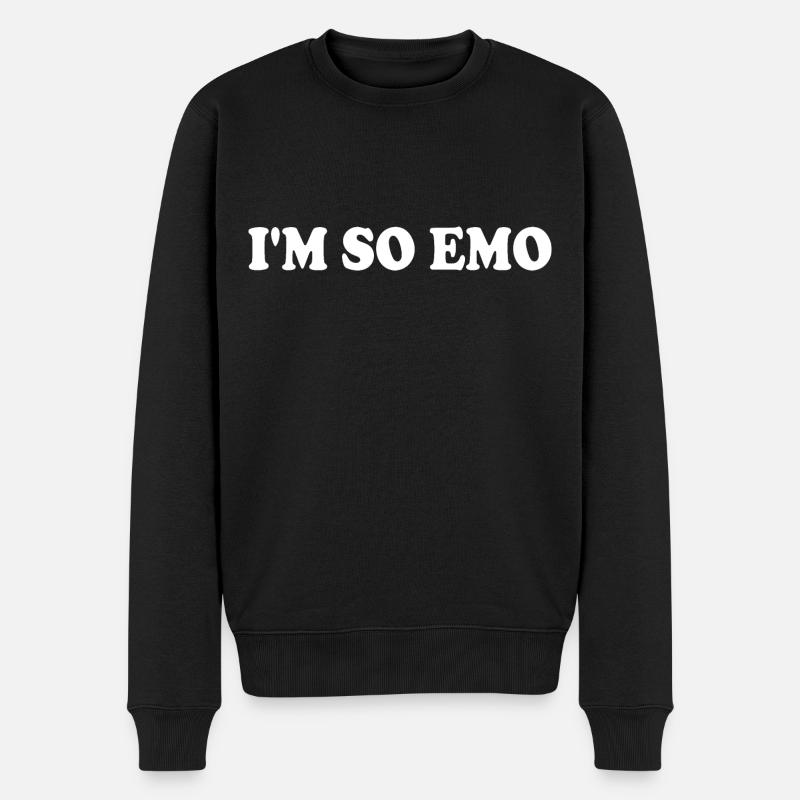 Im so emo - Pull Premium bio Homme - noir