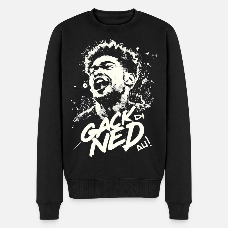 Dialect gack di ned au - Pull Premium bio Homme - noir